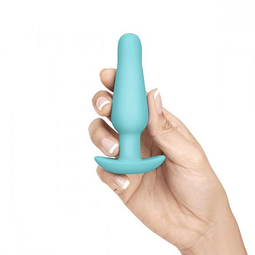 Набор голубой с чёрным для анального секса b-Vibe ANAL EDUCATION SET BV-012