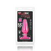Розовый плаг из ультрабархатистого силикона Hustler HT-B3-HPNK (12 см)