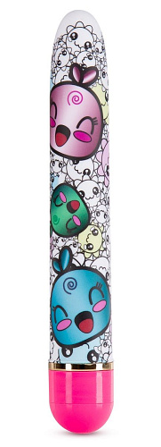 Яркий вибромассажёр с принтом Blush Novelties Play Yummy BL-14400 (17,8 см)