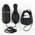 Чёрный вибронабор с пультом ДУ ToyFa 901013-5