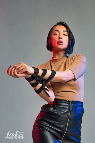 Чёрная верёвка Lola toys Do Not Disturb 1157-01lola (5 м)