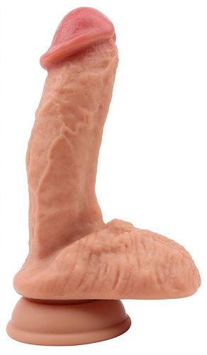 Телесный фаллоимитатор на присоске Chisa The Real Deal Dildo CN-221785877 (18 см)