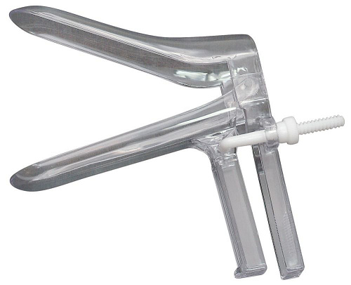 Гинекологическое зеркало-расширитель из серебристого пластика Orion 05276370000