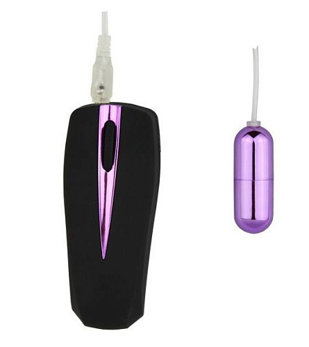 Фиолетовая вибропуля с пультом управления Lovetoy 35003-purple