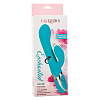 Бирюзовый перезаряжаемый вибратор-кролик California Exotic Novelties Enchanted Lover SE-0649-10-3