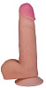 Реалистичный дилдо телесного цвета на присоске LOVETOY (А-Полимер) ART-Style №28 013907 (18 см)