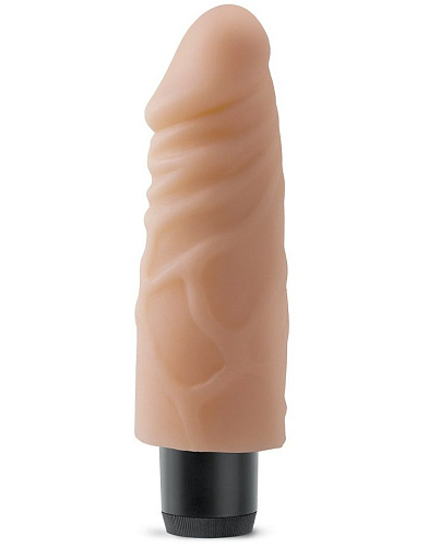 Реалистичный вибромассажёр телесного цвета Pipedream Real Feel Lifelike Toyz №4 PD1378-21 (14,6 см)