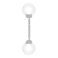 Белые кандалы Shots Media BV Pleasure Legcuffs White OU009WHT