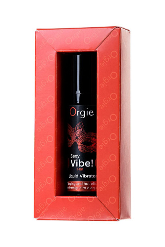Разогревающий гель для массажа с эффектом вибрации ORGIE Sexy Vibe Hot 21210