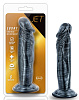 Чёрный фаллоимитатор без мошонки с присоской Blush Novelties Ebony 6 Inch Dildo BL-14625 (15 см)
