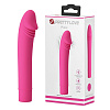 Розовый вибромассажёр с выделенной головкой Baile Pixie BI-014718 (15,4 см)