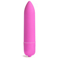 Розовая вибропуля Lovetoy X-Basic Long Bullet-10 speeds BT-20 (9 см)