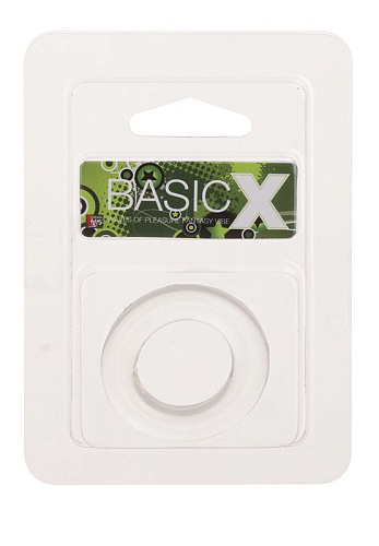 Прозрачное эрекционное кольцо Dream Toys BASICX TPR COCKRING CLEAR 1INCH 20672