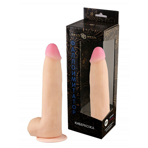 Телесный реалистичный фаллоимитатор Сумерки богов Flex Fix Sistem №81 3205-81 BX DD (20,5 см)