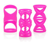 Набор розовых насадок California Exotic Novelties Posh Silicone Lover’s Cages SE-1369-30-3