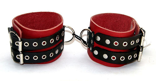 Широкие красные поножи без подкладки Подиум Р25А-Б