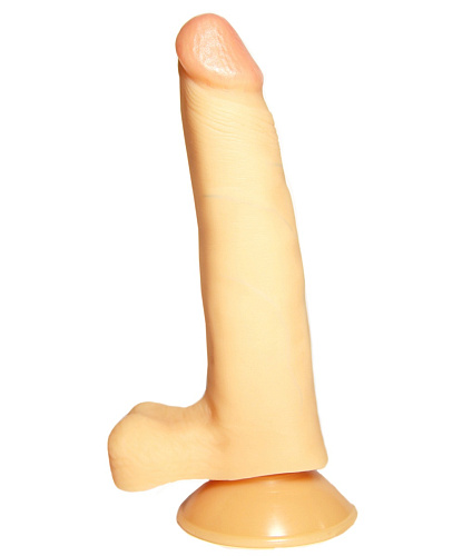 Телесный тренажёр для техник секса на присоске Сумерки богов 201-06 BX TC (16,5 см)