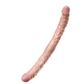 Двусторонний телесный фаллоимитатор ToyFa Realstick Nude 582011 (34 см)