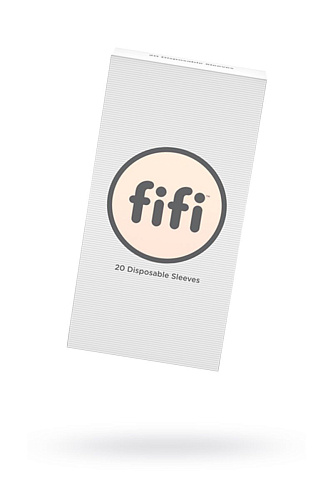 Прозрачные сменные насадки для мастурбатора Fifi MALE s20 (20 шт)