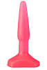 Розовый гелевый плаг на широком основании LOVETOY (А-Полимер) 432700 (11,5 см)
