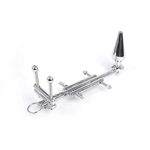 Стальное устройство для растягивания мошонки и препятствования возникновению эрекции O-Products 112-TMS-2518