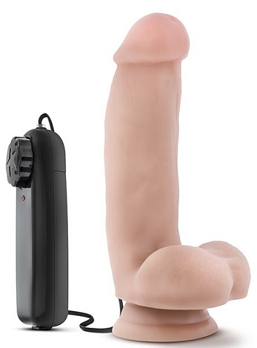 Телесный вибратор Blush Novelties The Quarterback BL-17433 (17,8 см)