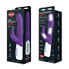 Фиолетовый миниатюрный вибратор с реалистичной головкой Hustler hi-tech HT-R6-PUR