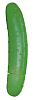 Сувенирный фаллоимитатор зелёного цвета в форме огурчика Orion 07767180000