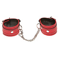 Красные кожаные наручи Allure Lingerie X-Play 2068