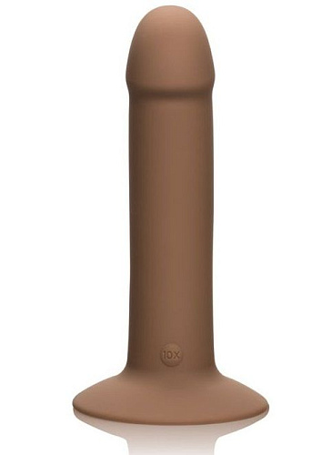 Бежевый вибромассажёр с присоской California Exotic Novelties LUXE Touch-Sensitive Vibrator SE-4400-40-3 (16,5 см)