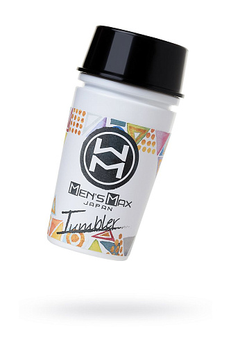 Мастурбатор-стаканчик белого цвета Men sMax Tumbler Square MM-26