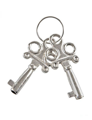 Металлические наручники с бело-чёрным мехом Eroticon 30243-5