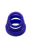 Набор из 3 фиолетовых эрекционных колец A-toys 768015