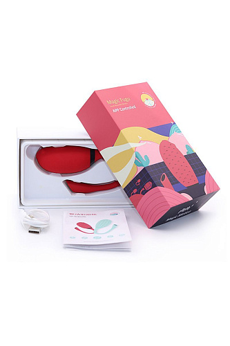 Красное виброяйцо в форме рыбки Magic Motion MAGIC FUGU 861143