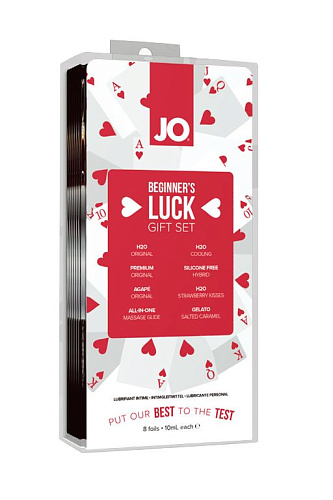 Подарочный набор смазок System JO Beginner’s Luck Kit JO10629 (8 саше × 3 мл)