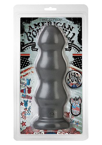 Серый анальный стимулятор Doc Johnson B10 Tengo Gun 0270-40-BX (25,5 см)