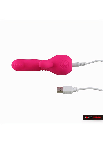 Розовый вибратор Tokio Design Maro Kawaii 5 TD-1304 (12,2 см)