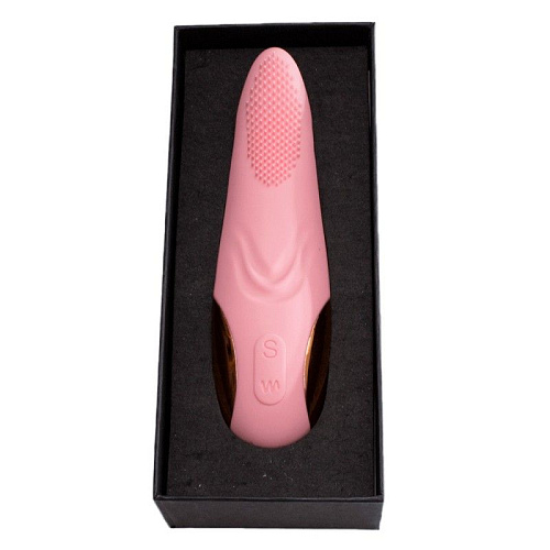 Розовый вибростимулятор с ротацией кончика RestArt Frida RA-320 (18 см)