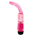 Розовый вибромассажёр-стимулятор Seven Creations G-spot 2K335CPR BX GP (19 см)