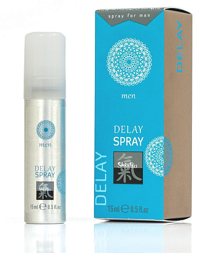 Пролонгирующий интимный спрей Shiatsu DELAY 67305 (15 мл)