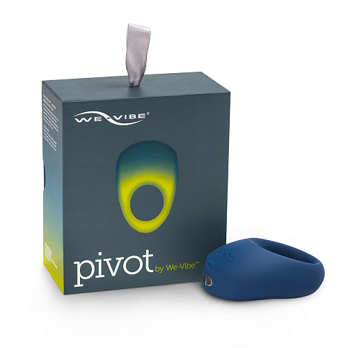 Синее эрекционное виброкольцо We-vibe Pivot SNPVSG5