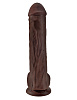 Коричневый фаллоимитатор на присоске Pipedream 13 Cock with Balls PD5533-29 (35,6 см)
