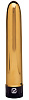 Золотистый гладкий вибратор Orion Gold Mine 05517830000 (19 см)