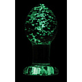 Прозрачная, светящаяся в темноте анальная пробка NS Novelties Glass Plug Medium NSN-0490-21 (8 см)