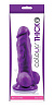 Фиолетовый фаллоимитатор NS Novelties Pleasures Thick 5 Dildo NSN-0405-35 (18,3 см)