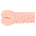 Мастурбатор-вагина телесного цвета с двойным слоем материала KOKOS Tattoo M03-001-06D