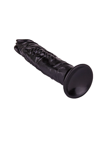 Чёрный фаллоимитатор без мошонки LOVETOY (А-Полимер) 400500 (19,5 см)