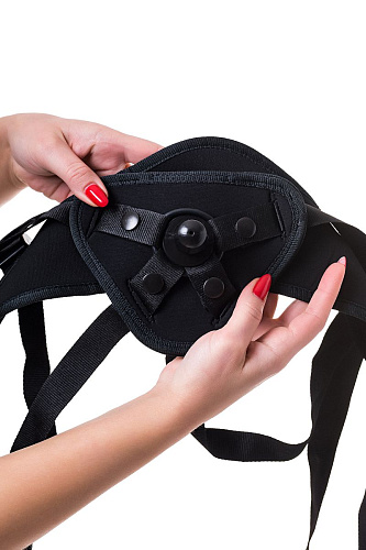 Чёрные трусики для страпона ToyFa Master 972007