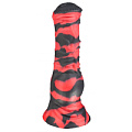 Красно-черный фаллоимитатор Erasexa «Пони» large zoo126