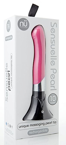Розовый вибромассажёр NU Sensuelle PEARL 340101 (20,5 см)
